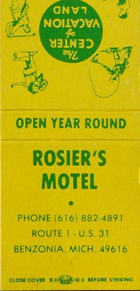 Rosiers Motel - Matchbook